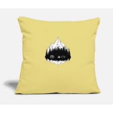 Camping Washed Yellow Pillow