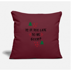 Christmas Burgundy Pillow