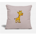 Giraffe Light Taupe Pillow