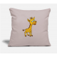 Giraffe Light Taupe Pillow