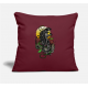 Panther Burgundy Pillow