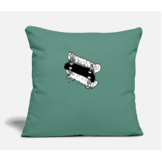 Skateboard Cypress Green Pillow