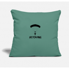 Skydiving Cypress Green Pillow