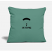 Skydiving Cypress Green Pillow