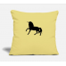 Unicorn Washed Yellow Pillow