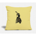 Woman Washed Yellow Pillow