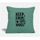 Keepcalmhugme Cypress Green Pillow