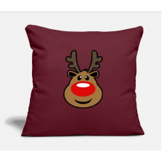 Rudolph Burgundy Pillow